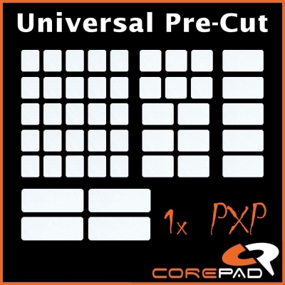 Corepad PXP Plain Pure Xtra Extra Performance Grips Mouse Grip Tape Pulsar Supergrip Universal Pre Cut Keyboard Mouse Mice